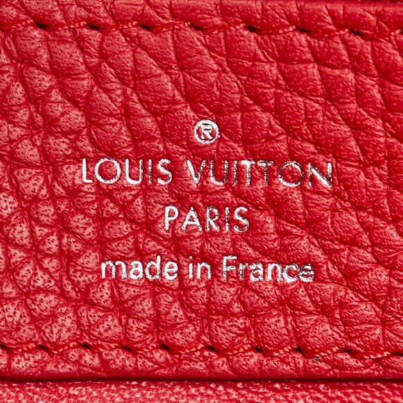 LOUIS VUITTON Red Leather Tote Bag - Picture 7 of 10